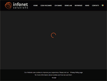Tablet Screenshot of infonetsolutions.it